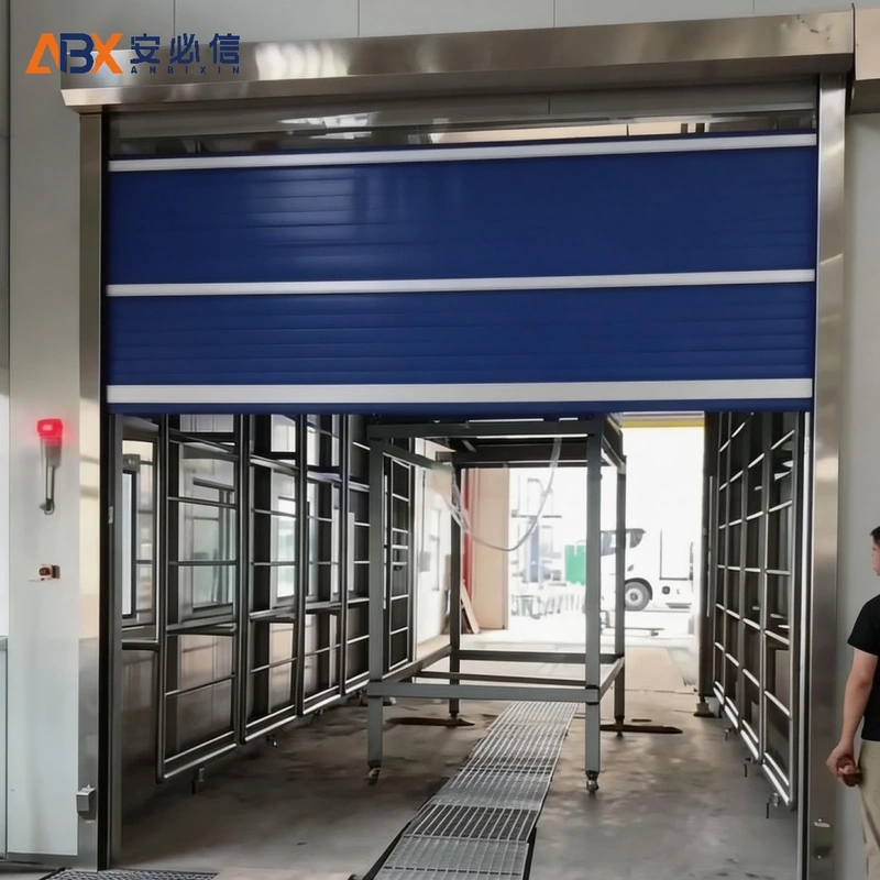 石家庄化皮镇PVC快速门